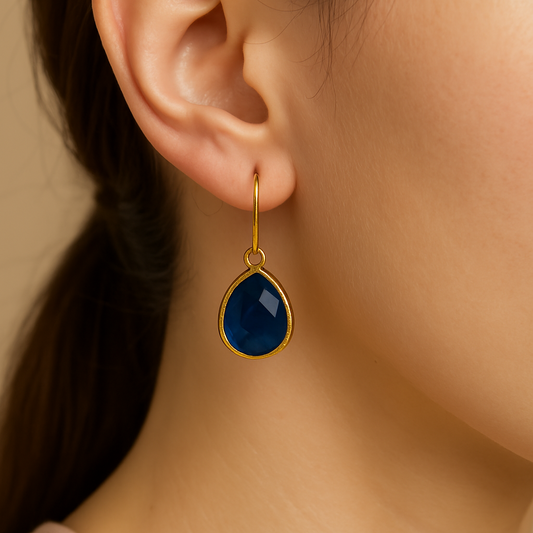 Aeris – Orecchini pendenti Blu Notte